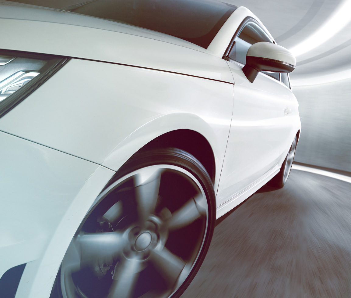 Sportscar in Tunnel